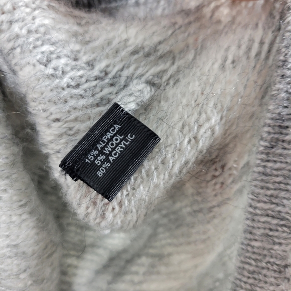 Alpaca Connection Alpaca Wool Toggle Button Up Hoodie Poncho Cape Sweater - Picture 8 of 10